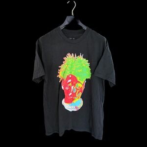 Vlone Juice WRLD Legends Never Die 999 T-Shirt Black Rainbow V Logo Mens Medium